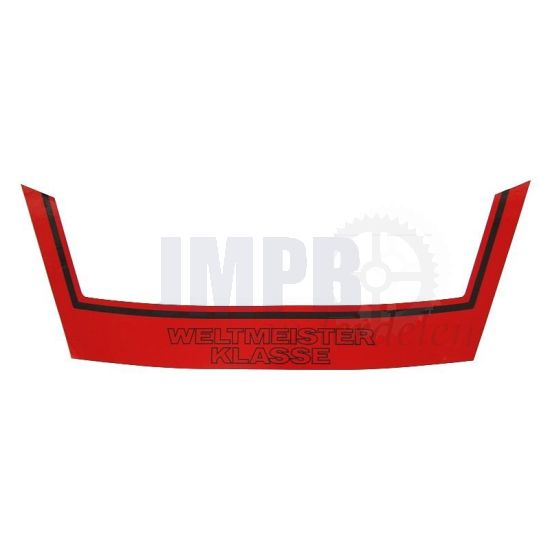 Sticker Buddyseat Kreidler Rood Weltmeister