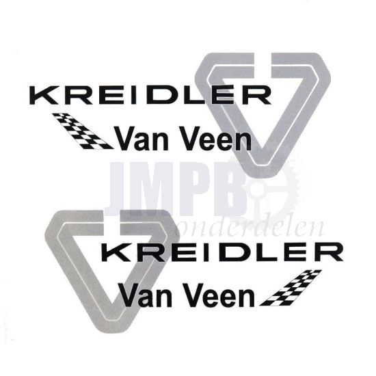 Stickerset Kreidler van Veen 155X64MM