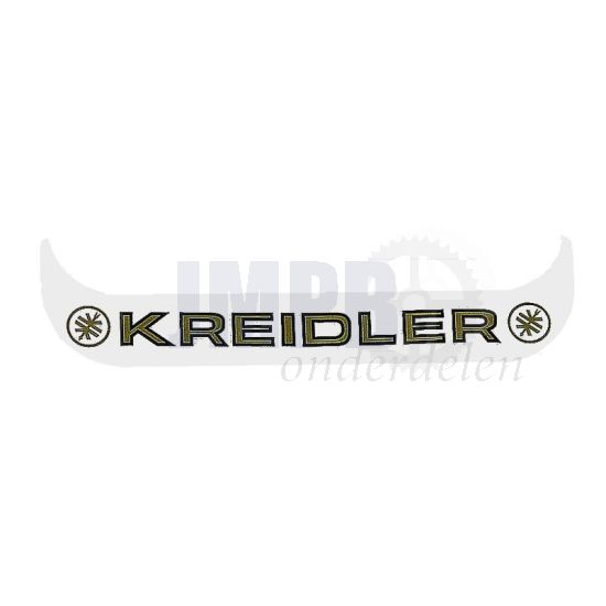 Sticker Plaathouder Smal Kreidler Wit