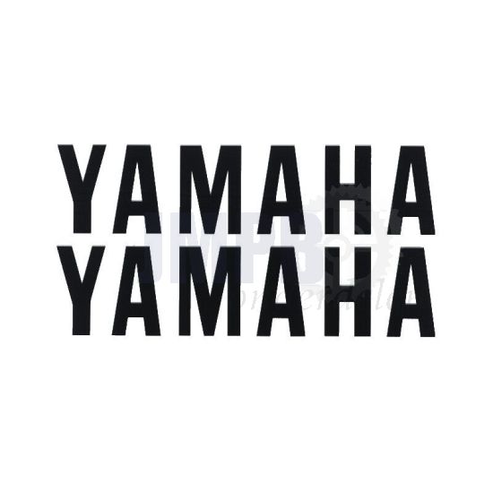 Tankstickerset Yamaha FS1 Zwart 118X28MM