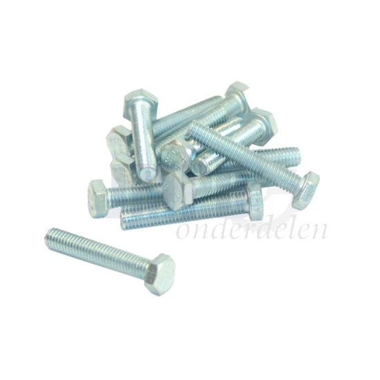 Bout Zeskant M6X30 Verzinkt Din 933