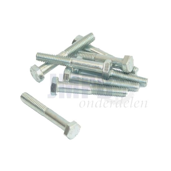 Bout Zeskant M6X40 Verzinkt Din 931