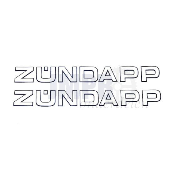 Stickerset Zundapp 2 stuks 270MM