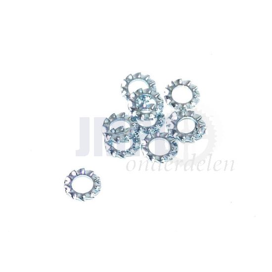 M4 Tandveerring Verzinkt Din 6797A