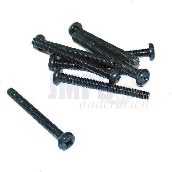 Bolcilinderschroef Zwart M6X60 Din 7985H