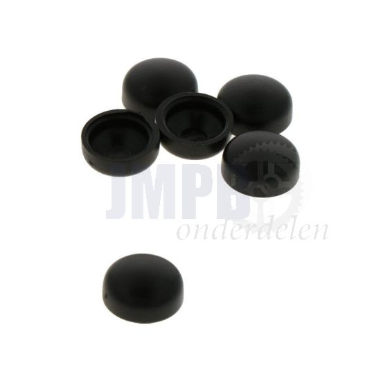 Kapje voor kentekenplaat Zwart Per Stuk