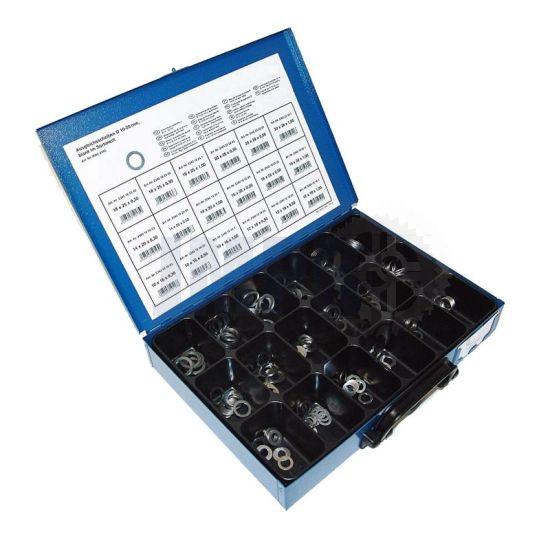 Assortimentset Vulringen 10>20MM Din 988 - 360 Delig 