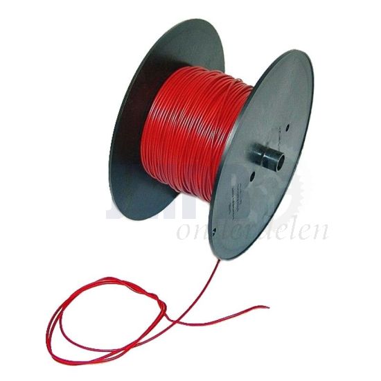 Electrisch Draad 1.5MM² Rood Per Meter