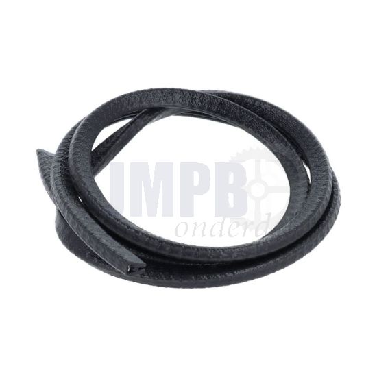 Rubberstrip Tank/Frame Tomos Zwart