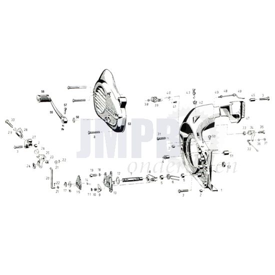 Koelkappen Voetversnelling Sachs 50/3
