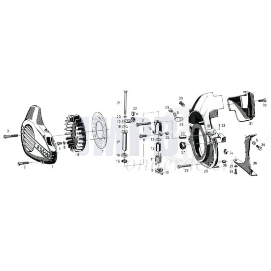 Koelkappen Handversnelling Sachs 50/3