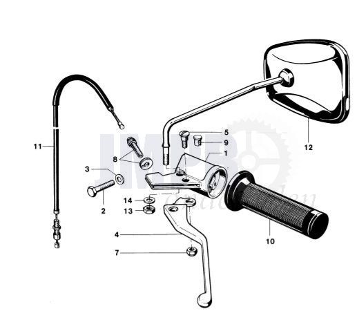 Handle Links Kreidler RS