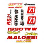 Stickerset Malossi Rood 10-Delig