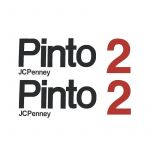 Tankstickerset Puch Pinto 2 JCPenny Zwart/Rood