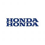 Stickerset Honda Woord Blauw 12CM