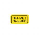 Sticker "Helmet Holder" Honda MT/MB Geel