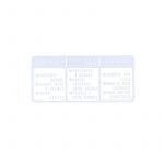 Sticker Rij-instructies Honda MT/MB Wit/Transparant