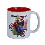 Koffiemok - "Happy Holidays" Special Rood/Wit