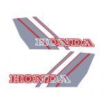 Stickerset Tank Honda Camino Special Grijs/Wit/Rood