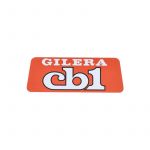 Sticker Logo Gilera CB1 Oranje/Wit