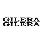 Gilera Woord Stickerset Zwart 320X40MM