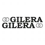 Stickerset Gilera + Logo Zwart
