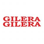 Gilera Woord Stickerset Rood