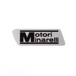 Sticker Motori Minarelli Grijs 60X20MM