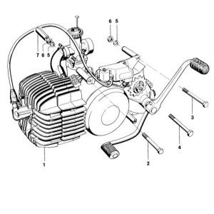 Motorblok Kreidler 5V Direct