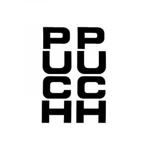 Stickerset Voorvork Puch Maxi Zwart 26X94MM