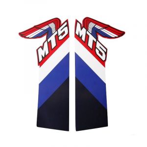 Stickerset Tank Honda MT5 1987 Zwart/Blauw/Wit