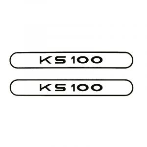 Stickerset Tank Zundapp KS100 Zwart