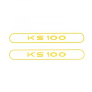 Stickerset Tank Zundapp KS100 Geel