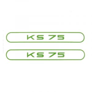 Stickerset Tank Zundapp KS75 Groen