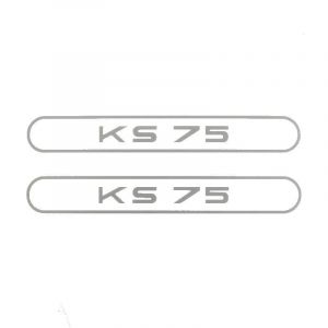 Stickerset Tank Zundapp KS75 Grijs