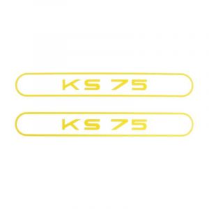 Stickerset Tank Zundapp KS75 Geel