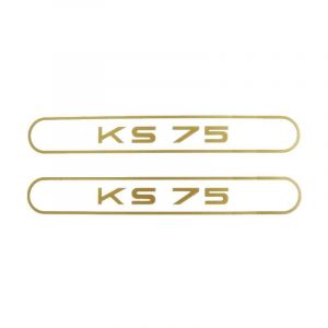 Stickerset Tank Zundapp KS75 Goud