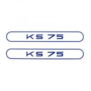 Stickerset Tank Zundapp KS75 Blauw