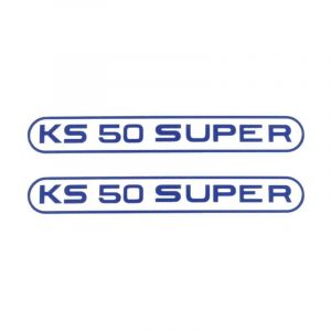 Stickerset Tank Zundapp KS50 Super Blauw