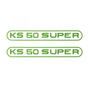 Stickerset Tank Zundapp KS50 Super Groen