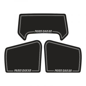 Stickerset Honda MT50 Paris Dakar Zwart 3-Delig