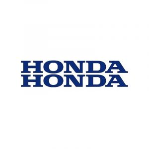 Stickerset Honda Woord Blauw 12CM