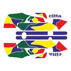 Stickerset Gilera Citta Funny Paars