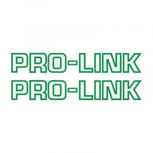 Stickerset Pro-Link Groen Op Transparant 26CM
