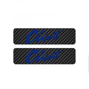 Tankstickers Ciao Carbon/Blauw