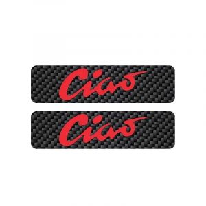 Tankstickers Ciao Carbon/Rood
