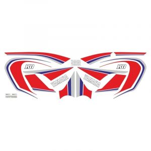 Stickerset Yamaha RD50MX Wit - Compleet