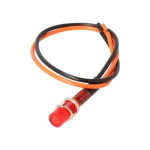 Controlelamp Universeel Rood 8MM 12 Volt