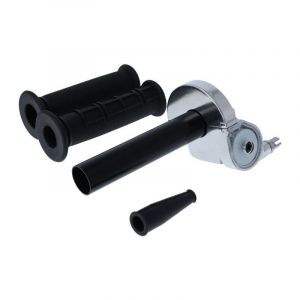 Speedgashandle JP Aluminium Zilver