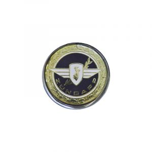 Sticker Zundapp Logo Goud/Zwart Rond 60MM